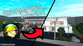 REVAMPING Regain RiOTs Motel Interior in BLOXBURG [upl. by Kristofer478]