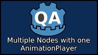 Multiple Nodes with one AnimationPlayer  QA  Godot Engine [upl. by Fadas147]