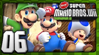 Newer Super Mario Bros Wii  CoOp  World 3 22 [upl. by Wrdna]