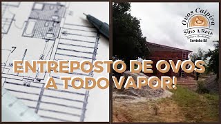 CONSTRUÇÃO ENTREPOSTO DE OVOS [upl. by Golden]