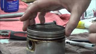 How to install piston rings and not break them Oil ring explanation POV installation pistonrings [upl. by Ahsilahk]