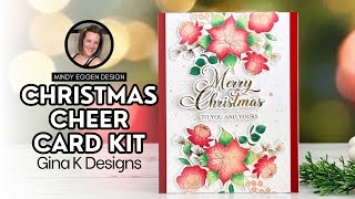 GINA K DESIGNS Christmas Cheer Card Kit [upl. by Jennee]