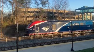 Amtrak auto train CSX and more at Woodbridge station and Lorton ￼￼ [upl. by Nagaet862]