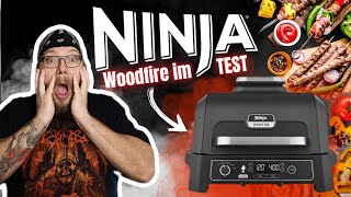 Was kann der NINJA WOODFIRE PRO XL Smoken Grillen und Airfryen NUR MIT STROM Unboxing und Test [upl. by Nidnarb517]