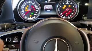 2019 MERCEDES E450 HOW TO SHOW ODOMETER AND DATA CLUSTER [upl. by Llerdnod]