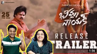 Bheemla Nayak Release Trailer Reaction  PAWAN KALYAN RanaTrivikramThaman  bheemlanayak trailer [upl. by Crespo]