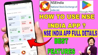 NSE India app review  How to use NSE India [upl. by Llerred]