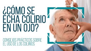 Cómo echar colirio en un ojo [upl. by Marilin]