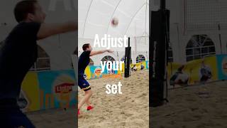 Fix your setting in 5 seconds beachvolley beachvolleycamp [upl. by Hendrick]