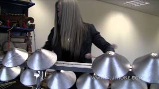 Evelyn Glennie plays Aluphone 2 [upl. by Ephrayim694]