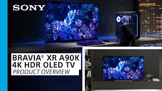 Sony  BRAVIA® XR A90K 4K HDR OLED TV – Product Overview [upl. by Eilzel]