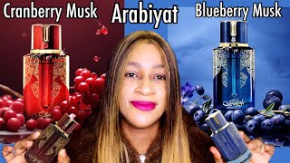 Arabiyat Blueberry Musk amp Arabiyat Cranberry Musk Review  My Perfume Collection [upl. by Paulo949]