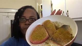 My struggles with going Vegan 🍽 Cooking Fish and rice [upl. by Godrich]