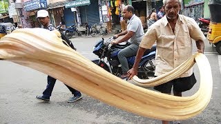 Roadside Jaggery Candy Making in a Festival  Amazing Candy Making Skills  How Its Made Candy [upl. by Isdnyl620]