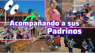 LOS AHIJADOS SIEMPRE ESTÁN PARA LOS PADRINOS ASI ACOMPAÑAN FLOR Y FAMILIA A SUS PADRINOS EN COLADO [upl. by Sumetra]