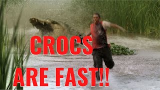 CROCODILES ARE SO FAST and SCARY shorts [upl. by Analos]