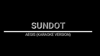 SUNDOT  AEGIS KARAOKE VERSION [upl. by Eberle]