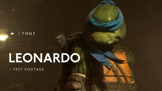 TMNT  LEONARDO  TEST FOOTAGE [upl. by Cichocki]