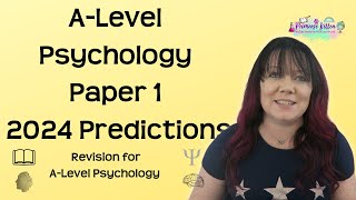 AQA  ALevel Psychology Paper 1  2024 Predictions [upl. by Ymassej833]