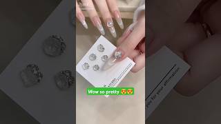 So beautiful nails design ❤️❤️trendingshorts ytshortsvideo [upl. by Frissell455]