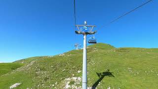 Switzerland  Stoos to Fronalpstock Chair Lift 4K [upl. by Keyser]