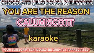 YOU ARE THE REASON  CALUM SCOTT KARAOKE [upl. by Atteroc593]