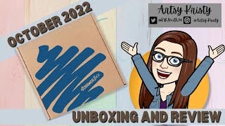 October 2022 Scrawlrbox Unboxing and Review [upl. by Halda]