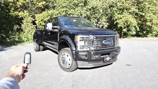 2022 Ford F450 Platinum 4X4 Start Up Test Drive Walkaround POV and Review [upl. by Oys485]