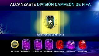 SOY UN CAMPEÓN DEL FIFA 22 MOBILE  RECOMPENSAS EPICAS  TOP 250 [upl. by Ibib]