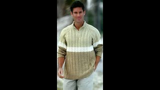 Вязание Спицами  Мужские Джемпера Свитера Пуловеры  2019  Mens Sweaters Pullovers [upl. by Lind880]