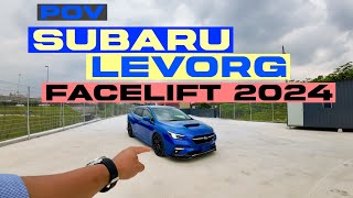 SUBARU LEVORG 18T STI SPORT EX 4WD FACELIFT  PEMANDUAN POV [upl. by Ecyaj854]