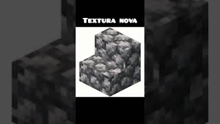 TEXTURA NOVA vs TEXTURA ANTIGA do MINECRAFT 56 [upl. by Atsirhc]