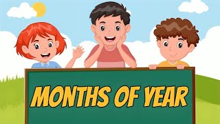 Months Of The Year Song  63  Nursery Rhymes amp Kids Songs  Rhyme Time Kids [upl. by Flossie]