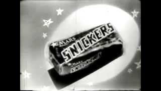 VINTAGE EARLY 50s ANIMATED SNICKERS COMMERCIAL [upl. by Aitat264]