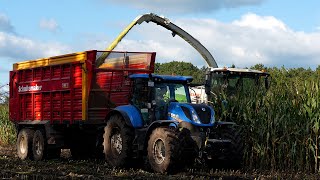 Mais 2024🌽 Claas  New Holland  John Deere  Lettink Westendorp  Mais hakselen [upl. by Halie]