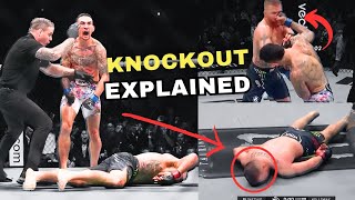 How Max Holloway Knocked Out Justin Gaethje  Holloway vs Gaethje Breakdown [upl. by Thurman]