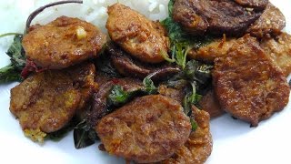 Vegan Vegetarisches Thai Rezept Einfaches Pad Krapow  Sojabrocken mit Basilikum [upl. by Leciram]