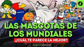 Qatar 2022 Estas son TODAS las MASCOTAS de la historia de los MUNDIALES ⚽⚽⚽ [upl. by Wooster31]