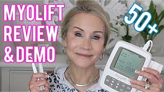 Myolift Mini Microcurrent Full Face and Neck Tutorial  Over 50 [upl. by Shriver]