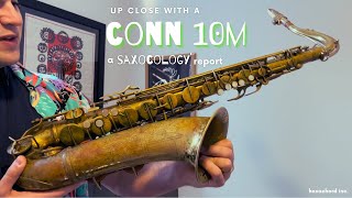 up close with a CONN 10M saxocology [upl. by Adorl]