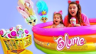 Ruby amp Bonnie Pretend Play Happy Birthday Surprise with Blume Dolls [upl. by Karolina]