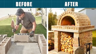 How to Build a DIY Wood Fired Pizza Oven [upl. by Anitnauq]