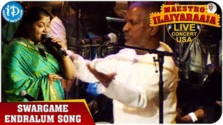 Maestro Ilaiyaraaja Live Concert  Swargame Endralum Song  Ilaiyaraaja and Chitra [upl. by Venator381]