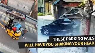 Parking Fails Compilation  Try Not To Laugh [upl. by Huang]