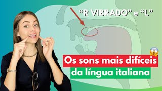 Os sons mais difíceis da língua italiana  R vibrado e L  exercícios práticos [upl. by Kcirtapnaes349]