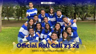 Roll Call 2324  AIESEC in University of Colombo [upl. by Kavanagh]