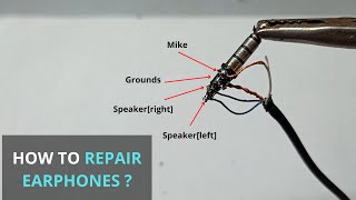 How to fix earphones one side is silent not working  full earphone repair video [upl. by Infeld]