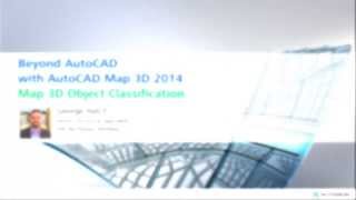 AutoCAD Map 3D 2014 Object Classification [upl. by Elyr954]