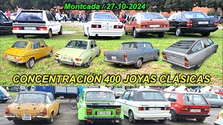 ✅Concentración 400 coches clásicos Montcada Autos nostálgicos Cars and coffee Voitures classiques [upl. by Winna]