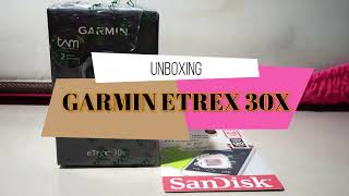 Review Garmin Etrex 30x Setting GPS [upl. by Petty]